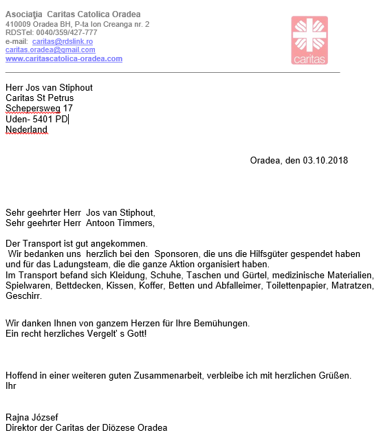 bedankbrief oktober2018